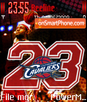 LeBron James 03 tema screenshot