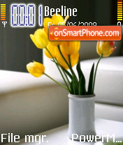 Yellow Tulip es el tema de pantalla