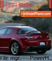 Capture d'écran Mazda thème
