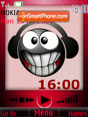 Скриншот темы SWF smile $ music animated