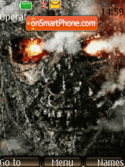 Terminator 4 tema screenshot