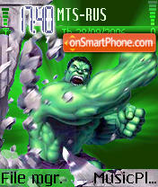 Скриншот темы EUQ Hulk