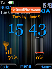 Nokia Lines SWF tema screenshot