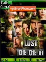 Lost (SWF clock) tema screenshot