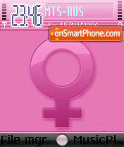 Female Sign theme screenshot
