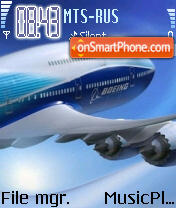 Скриншот темы Boeing 747-8 Advance
