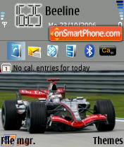 McLaren F1 theme screenshot