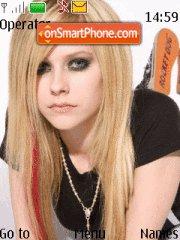 Скриншот темы Avril Lavigne