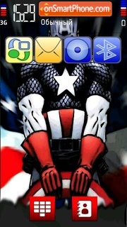 Captain America 03 theme screenshot