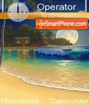 Capture d'écran Beach thème
