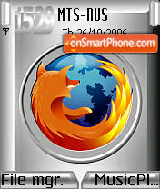 Capture d'écran Titanium Firefox thème