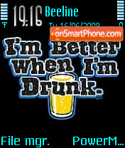 Drunk tema screenshot
