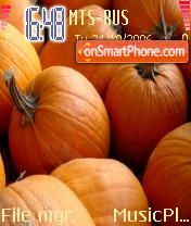 Capture d'écran Pumpkins thème