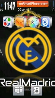 Capture d'écran Real Madrid 2015 thème