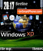 Скриншот темы Windows 12
