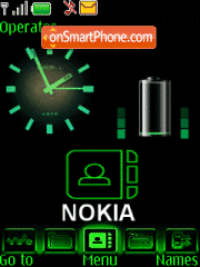Animated Nokia 04 es el tema de pantalla