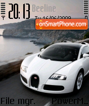 Capture d'écran Bugatti Veyron 09 thème