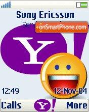 Yahoo messenger es el tema de pantalla