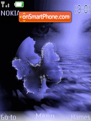 Abstract Blue animated tema screenshot