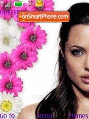 Скриншот темы Angelina Jolie
