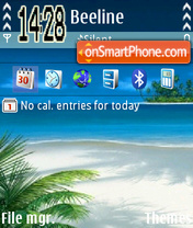 Скриншот темы Beach 33
