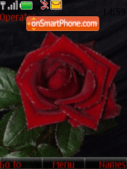Capture d'écran Red Rose thème