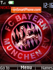 Скриншот темы Fc Bayern Munich 01