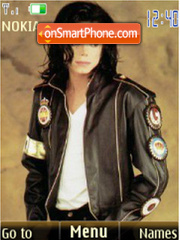 SWF Michael Jackson 24 wallpeper theme screenshot