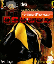 Скриншот темы Watchmen Silk Spectre