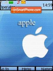 Capture d'écran Apple Blue thème