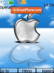 Capture d'écran Blue Apple thème