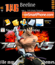 Tekken 5 theme screenshot