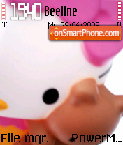 Capture d'écran Hello Kitty 29 thème