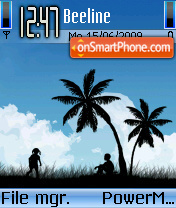 Capture d'écran Cool Palms thème