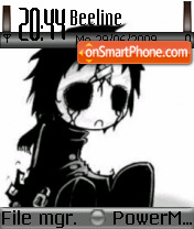 Sad Emo theme screenshot