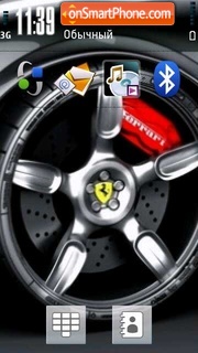 Скриншот темы Ferrari 624