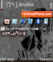 Death NoTe 06 Theme-Screenshot