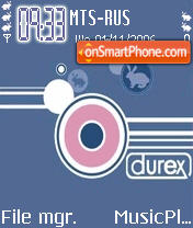 Durex Bunny theme screenshot