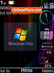 Vista Widgets tema screenshot