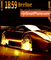Lamborghini 19 theme screenshot