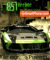 Скриншот темы Lamborghini 20