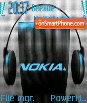 Nokia Xpress Music 05 theme screenshot