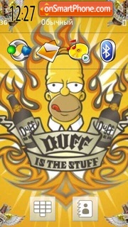 Homer 03 tema screenshot