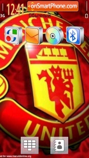 Manchester United 2012 tema screenshot