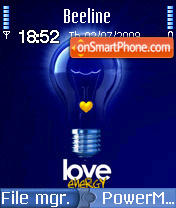Love Energy 01 es el tema de pantalla