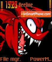 Demon Devil Bats tema screenshot