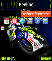 Capture d'écran Valentino Rossi FP1 thème