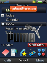 Скриншот темы Puma Blue