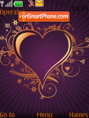 Heart for you tema screenshot