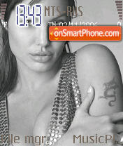 Angelina Jolie Gray theme screenshot